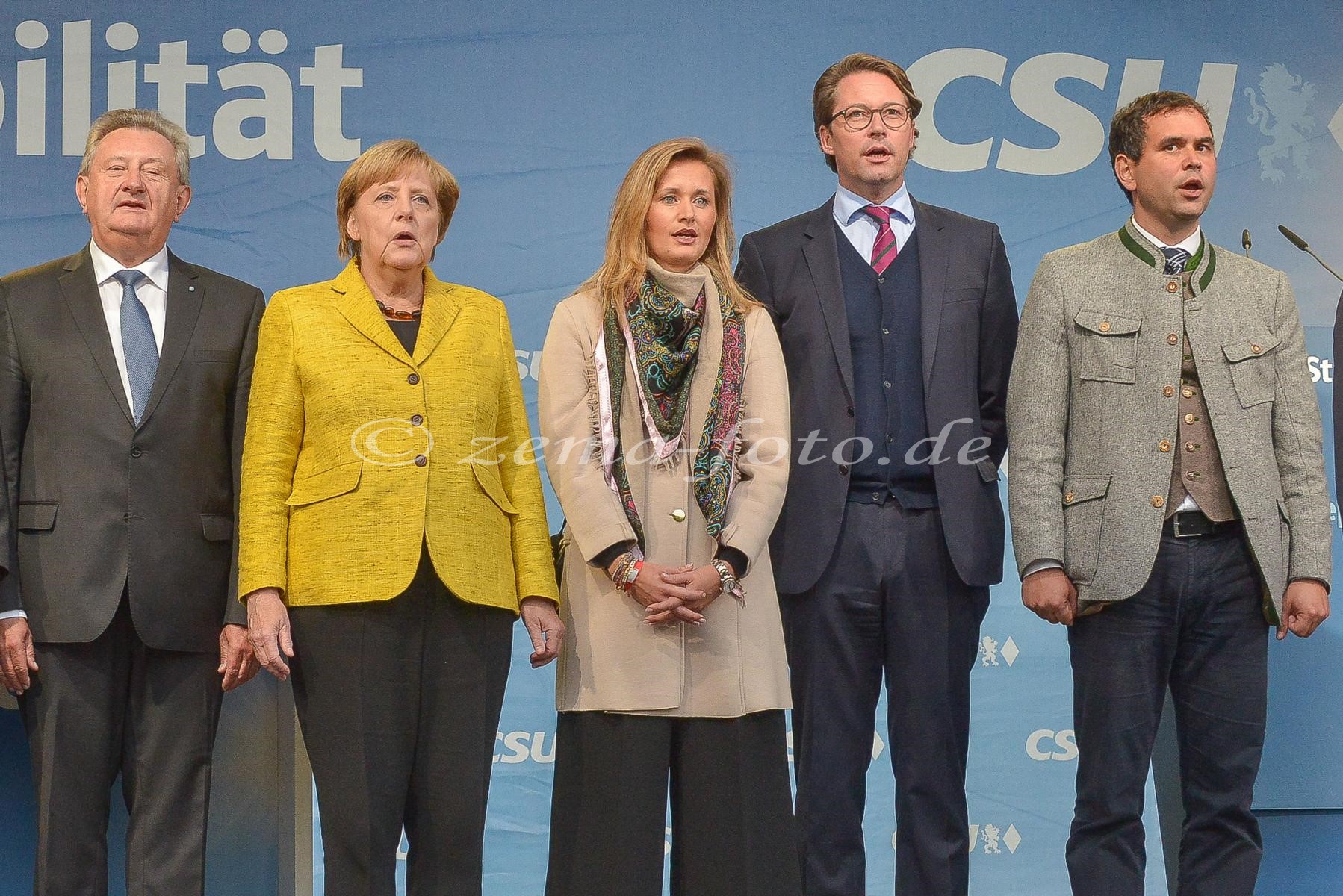 Verkehrsminister Andreas Scheuer und seine Frau Sabine ...